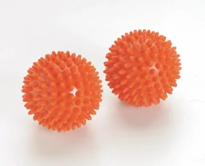 Piłeczki jeżyki 8 cm, 2 sztuki pomarańczowe 