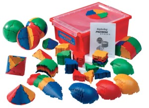 Polydron Sphera - zestaw klasowy - 6 figur / 196 elem.