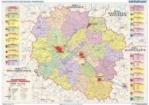 Województwo kujawsko-pomorskie mapa administracyjna 