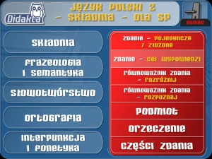 Didakta Język polski 2 Ortografia, składnia, frazeologia i fonetyka dla SP- program multimedialny