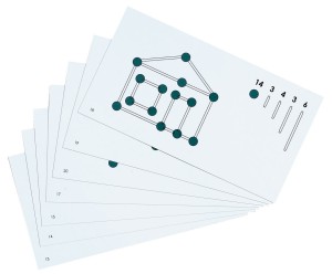 Budujemy szkielety brył - karty pracy 1