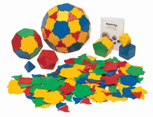 Polydron - zestaw startowy - 3 figury / 164 elem.