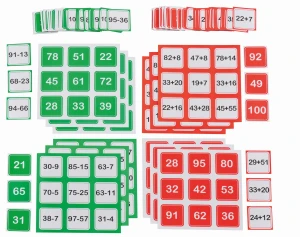 BINGO - dodawanie i odejmowanie do 100