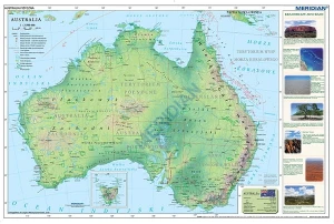 Australia - mapa fizyczna