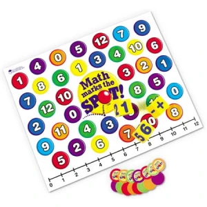 Kropki matematyczne - gra ruchowa 