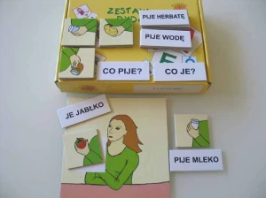 Zestaw Co pije? Co je?   