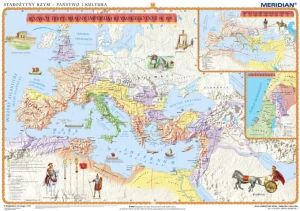 DUO Starożytny Rzym - państwo i kultura - dwustronna mapa ścienna