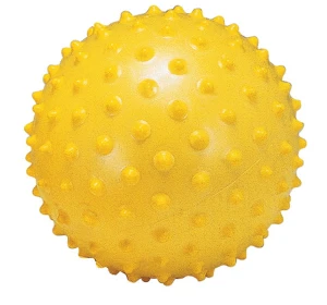 Piłka sensoryczna 20 cm - żółta 