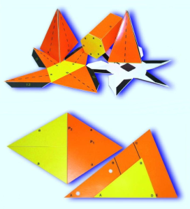 Siatki brył i figur geometrycznych 