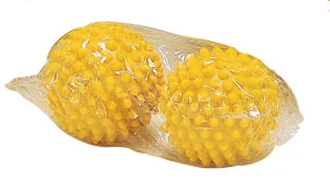Piłeczki sensoryczne 10 cm - 2 sztuki żółte 