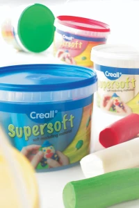 Masa Creall Supersoft - 5 kolorów - 1750 g 