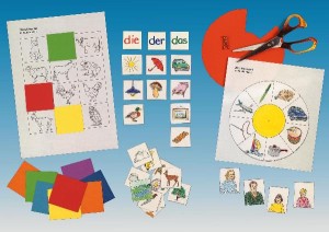 Satze bauen 1 - karty pracy i gry 