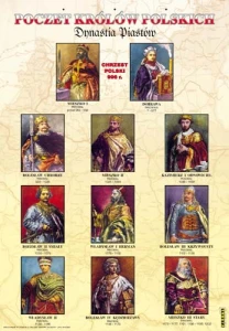 Historia Polski- 9 plansz 100x70cm gotowych do zawieszenia