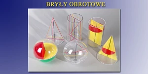Bryły geometryczne - obrotowe 