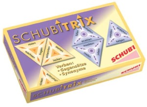 Układanka Schubitrix - Verben: Gegensatze und Synonyme 