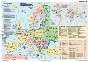 NATO -Międzynarodowy terroryzm (2021) - mapa ścienna