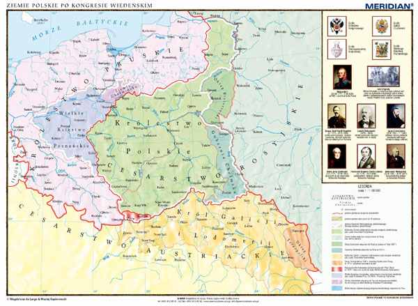 Ziemie polskie po kongresie wiedeńskim - TrioPolska